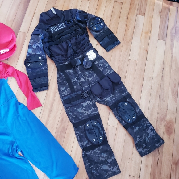 COPY - Police Officer Costume 1Pc - 5 - 6 Yrs - Picture 1 of 5